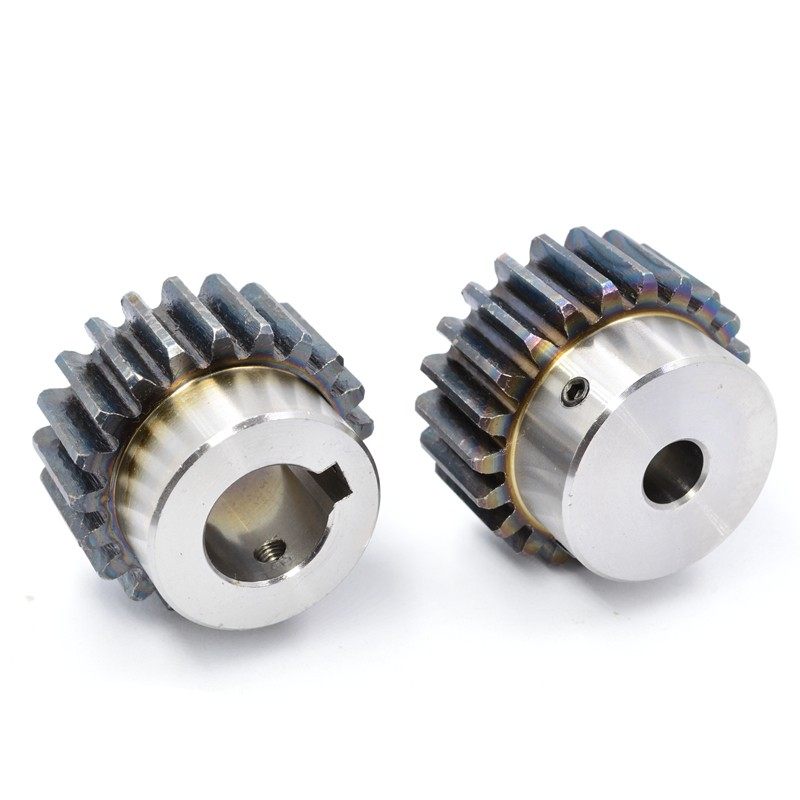 凸台齿轮 2模25m齿-35齿 电机齿轮 带台阶齿轮 正齿轮 凸肩齿轮