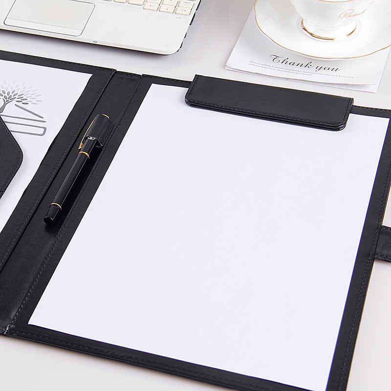 A4商务文件夹经理夹多功能活页展业夹4IS店销售合同签约本写字垫