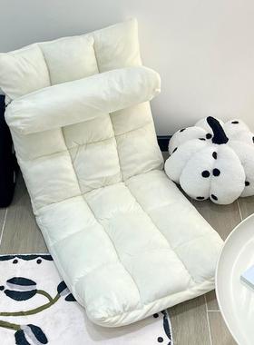 W8卧室人沙发可s-s1026躺睡单人折叠椅懒客厅家用阳台躺榻榻米可床上靠背