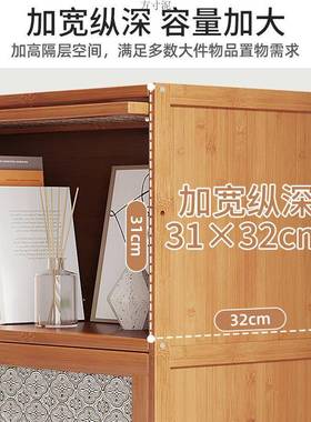 全实木简儿童书柜置落物XPK架地易用客厅卧室收纳柜书架子跨境电