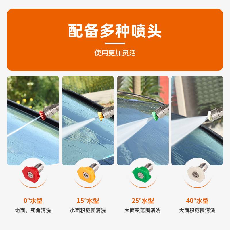 锐智洁柴油动力高压清洗机190动力推车式清洗机大容量水箱洗车机