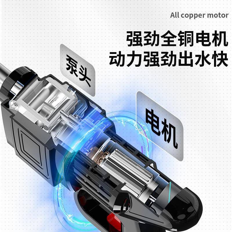 C热销多功能电家用高携式压便无线洗车机大功率锂自463吸水洗车器