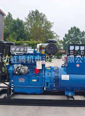 统潍5柴KW发电机组50kw发电系发电机组50千瓦柴油发电CHA0设备