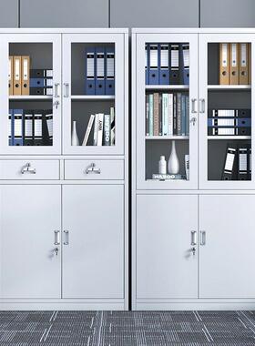 铁皮文柜办公资件料凭档40978案柜钢制证柜家用更衣物柜带储锁柜子卷柜