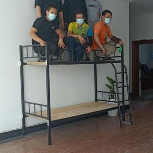 900床 管双层2000 员工双层床学生层床 双50圆管4方 双层铁床