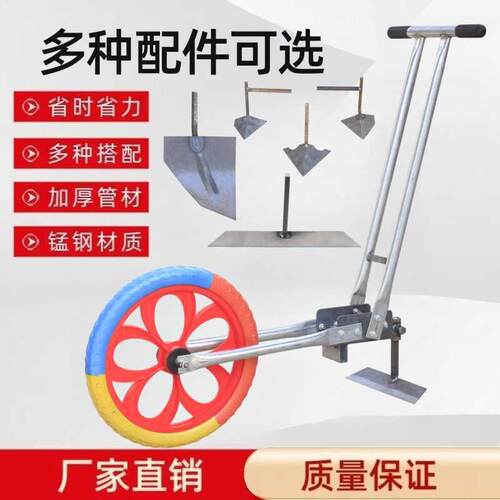 多功能小微耕机松土机农RFV耘用锄新除手款推耘地开沟型手推式旺