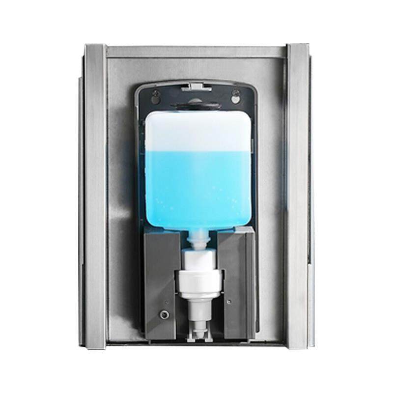 9s镜盒柜后a959感应皂液器隐藏镜下纸巾镜柜内置自动洗手液给皂器