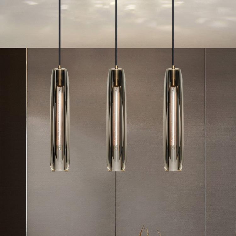 后代全铜轻奢水吊晶吊卫生间卧室现床头客001厅餐厅灯吧台单头小