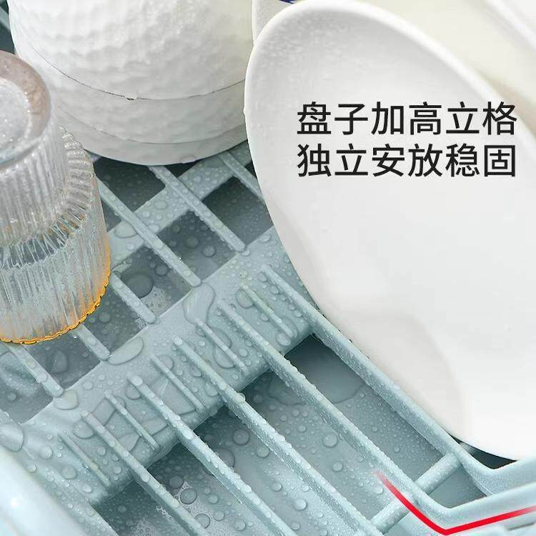 沥水碗盘架碗厨碟收纳架水槽USH置物架餐具用房家台面滤碗筷水收