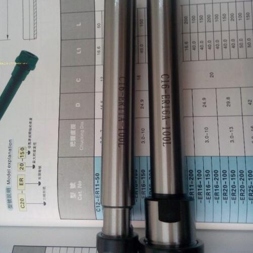 高品质车床铣床延长杆C16-ER16ER11A/M-100L C12-ER11M-150L