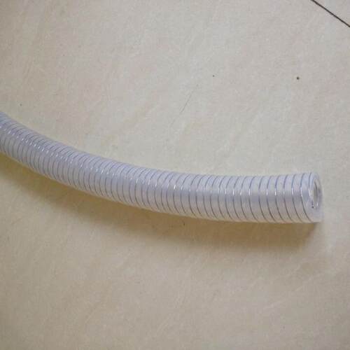 透明钢丝胶管食品级硅胶钢硅丝管卫级硅生胶管RIW硅胶软管