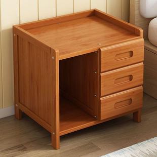 木小QDR型实卧床头柜楠竹建议放置架收家纳储物柜床头柜室用清仓