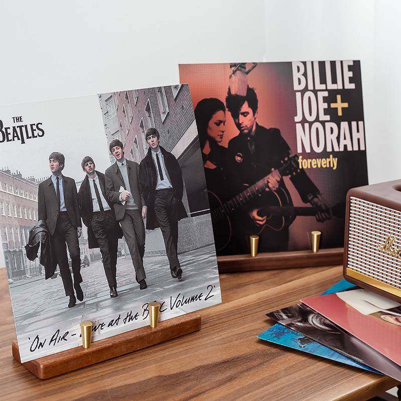 A12黑胶唱片架黄铜实木展示支架LP黑10010536胶柜CD架垂理直收纳,收纳整理,书桌收纳置物架,淘宝优惠券,粉丝福利购,淘宝优惠卷