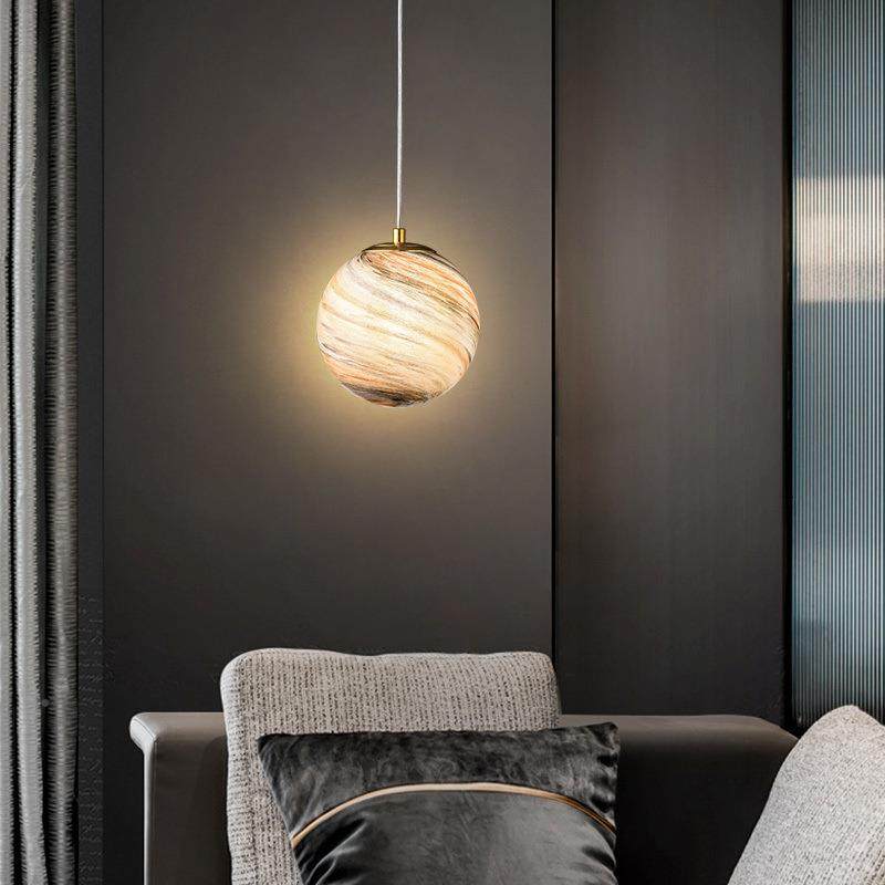 北欧星球711长吊灯复别旋墅楼梯灯大式吊灯创意流浪地球转灯灯具,家装灯饰光源,智能吊灯,淘宝优惠券,粉丝福利购,淘宝优惠卷