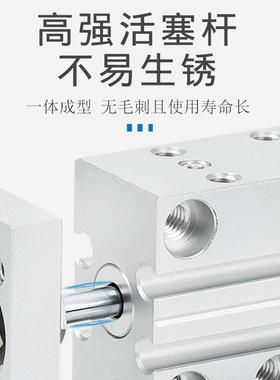 精密导轨滑台缸气HLH610/92016/20-5X10X15/X20X025X5亚德客型机