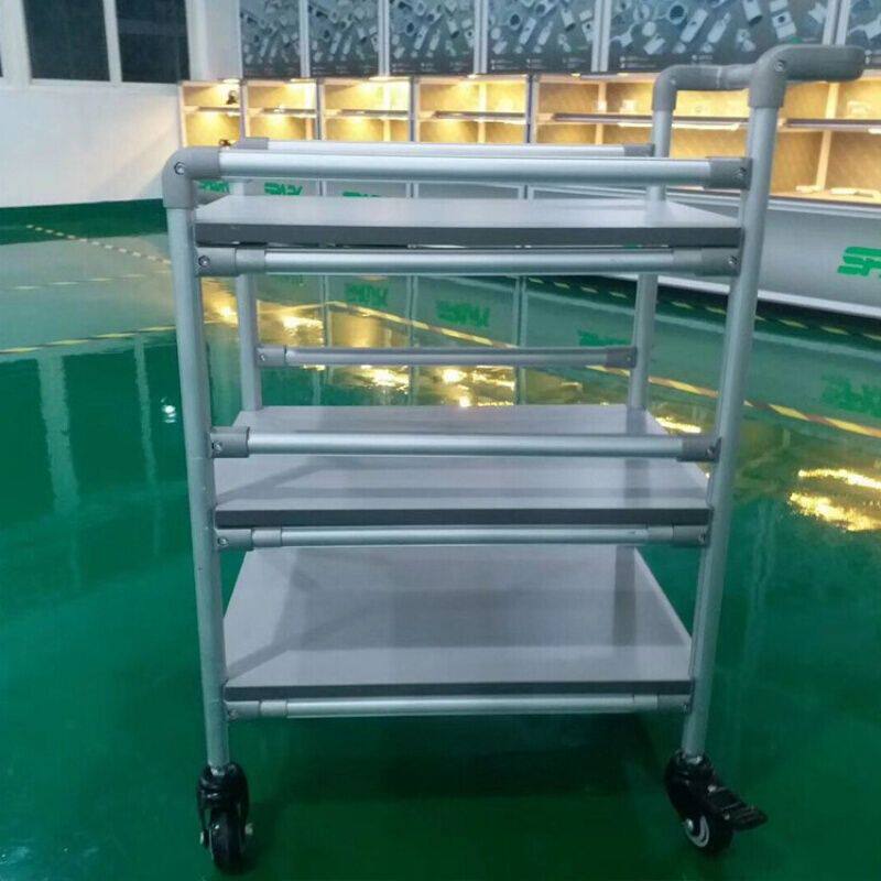三代精益管铝合金精益管小推车货架工作台流水线