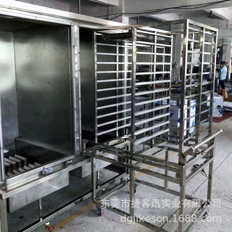 捷客迅商用房蒸柜车蒸蒸饭机柜蒸菜柜外置蒸汽系推J-TCZX统大型蒸