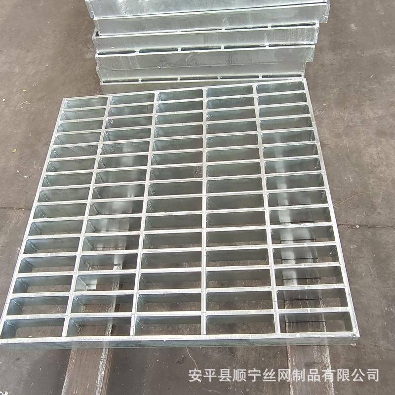 热镀平锌格板厂家钢排水沟盖板台插接重钢YTG格栅型齿形不锈钢格