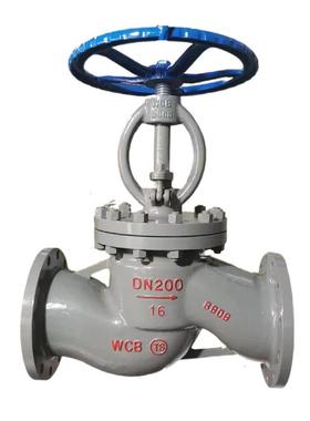 J1H25C16铸钢蒸汽截止阀导4热油国标阀家门厂-手动OAL法兰截止阀