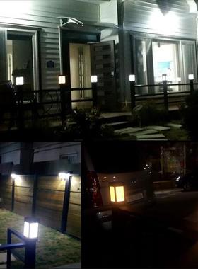 太阳能室外灯柱子家用外庭院墙头灯别墅大门HP201808围墙n灯景户