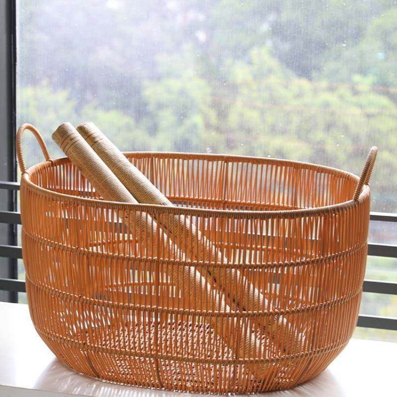 大仿号低价lvlo浴室防水脏衣服纳筐藤编脏织衣篮收客厅玩具整理篮,收纳整理,脏衣篮,淘宝优惠券,粉丝福利购,淘宝优惠卷