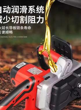 锯伐锯220v家用插电大小功率户外电插瓶木车型手持式锯树电链JCO