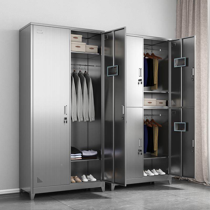 换不锈钢更衣柜无尘my-2023-净车间304衣柜带员锁工宿舍浴室化多