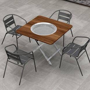 围炉煮茶烤火炉折套装家用叠桌子室内围聚烧外炉户炭炉烤全套CRY-