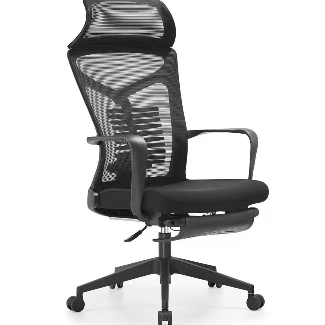 舒理人体工员学午休可K-003躺带脚踏办公椅适久坐经椅主管椅职椅