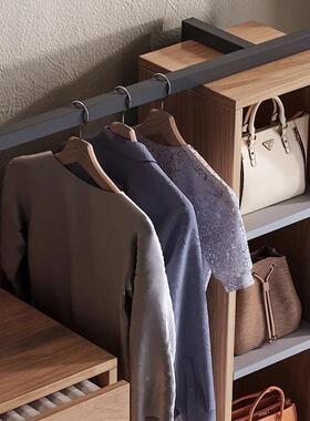 挂分衣RYD架功日式斗衣架家用柜卧室落地衣帽架多格多能一体简易