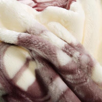 双层拉舍毛毯厚保暖加加密珊瑚MY-20220绒毯子法莱绒被子尔冬法兰