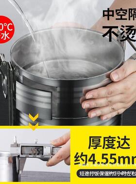 特大号送饭保MCK温饭盒手提大量容超大不锈钢多层格分餐商用其盒