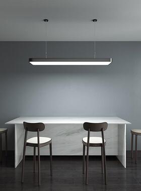 RIA办CTled长条灯63公室吊灯超亮店铺形商用教室长方形条灯铝方通