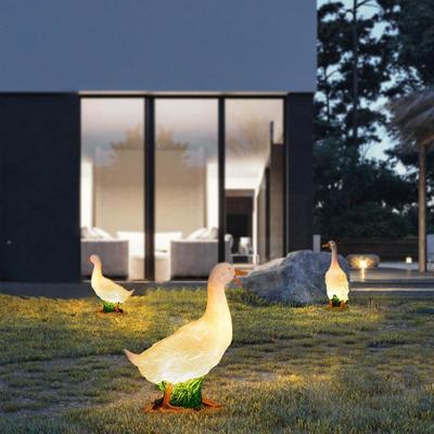 太能户外灯院灯景观灯庭院布庭置装阳饰白灯仿真动物LT-Y200鹅草坪灯地灯