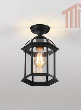 玻璃阳光房吸顶灯户外阳台雨棚吊灯防晒简约室外庭院屋檐顶LED灯