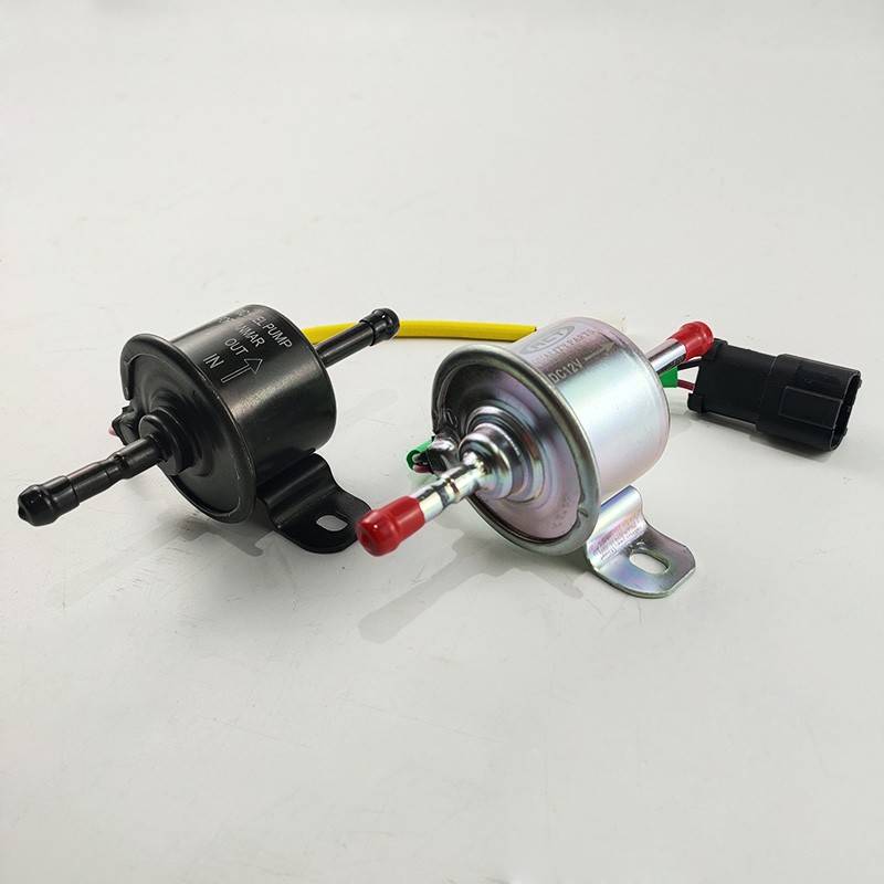 进口洋马电子燃油泵输油泵外置加装柴油泵挖掘机皮卡车12V24V配件