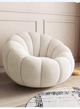 懒人沙发可躺卧室小沙发单发人躺椅榻榻米南瓜沙椅网红可OYX懒人