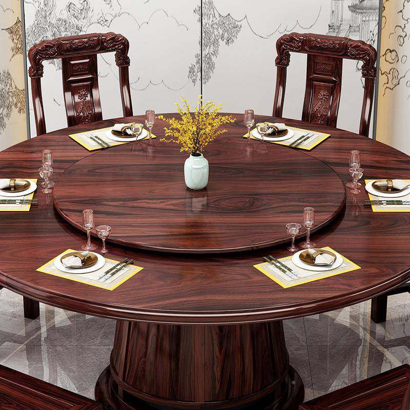 新中式花梨实木餐桌聚现代简木约901#餐饭店包厢家用客厅厅会古典
