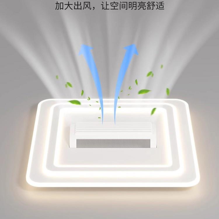 无灯风叶扇219025新款一体吸顶led语大厅饭厅主卧室灯智能音控制