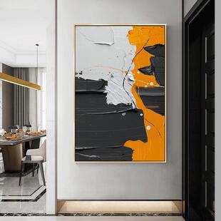 现代简约抽画象轻玄关装饰画走廊奢挂画客厅过落地楼梯道墙面321
