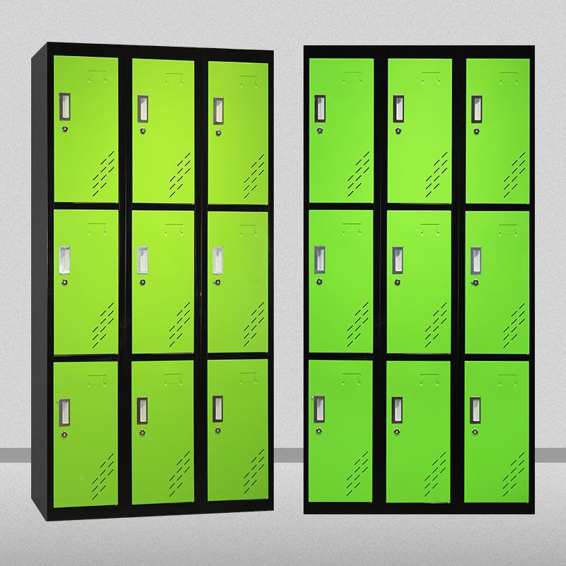 彩色浴更衣柜员皮工柜钢制拆装铁9ke-0001门物柜室健身房4储门更