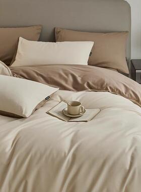 高端DC-全棉10上S磨毛全0棉被床四件套纯棉床单被套罩床笠三件套