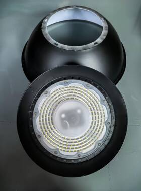 u跨境fo工矿灯防水防尘厂1间00w房ZPE车仓库天棚照明飞碟灯200w