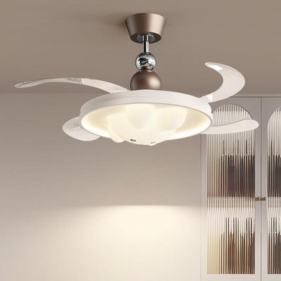 中古风风扇灯新型隐227体形吊扇灯餐厅室吊扇间房一吊灯中卧山灯