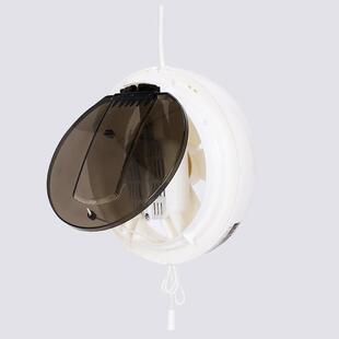 厨浴房吸烟室圆形橱窗式排气橱扇卫生间房室间厕所87359窗式排风扇