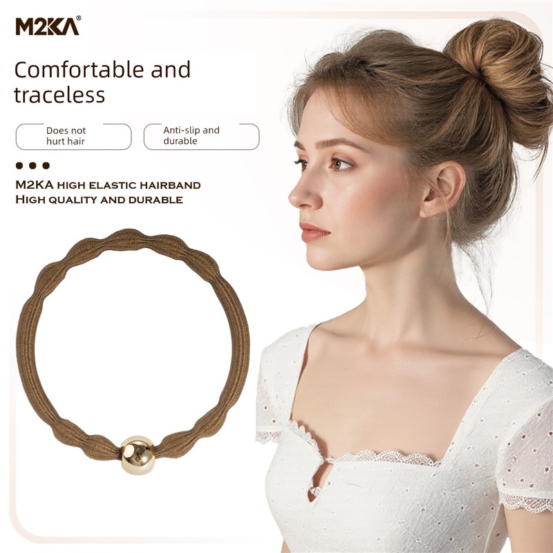 M2Ka豆豆荚发绳女新款发量少防滑发圈扎头发O丸子头耐用发绳橡皮
