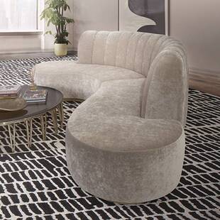 sherman sofa 中世纪高端弧形沙发别墅大户型客厅家具furniture