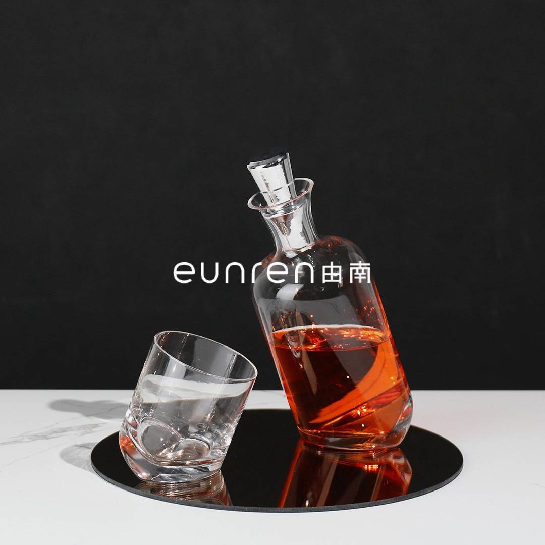 轻奢样板间房间吧台玻璃酒具套装摆件软装家居餐桌酒器茶几器皿