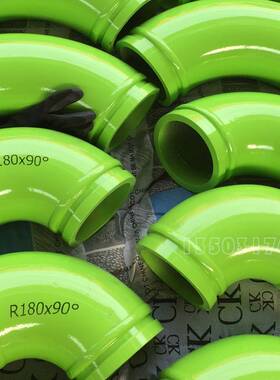 PM大象弯管 混凝土泵车铸钢单层弯头 DN125R275 90度双层复合弯管