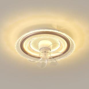 卧室摇头风扇灯205年新e款 现2代简约大气轻奢房间餐顶厅ld吸灯具